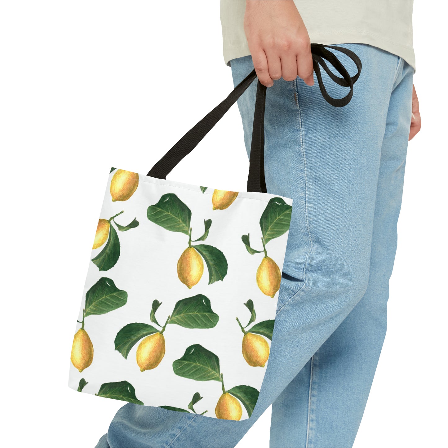 Tote Bag - Watercolor Lime paint by Ana Cecilia Mannaert