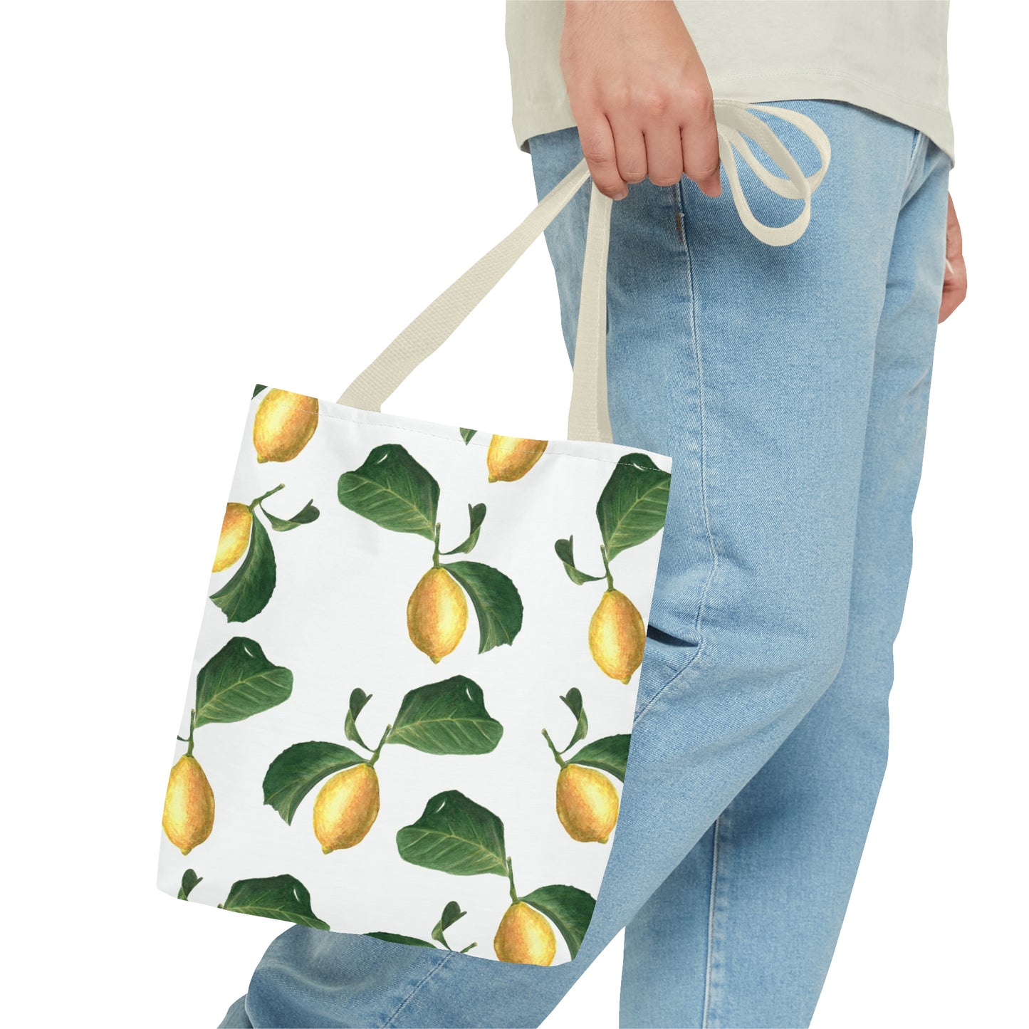 Tote Bag - Watercolor Lime paint by Ana Cecilia Mannaert