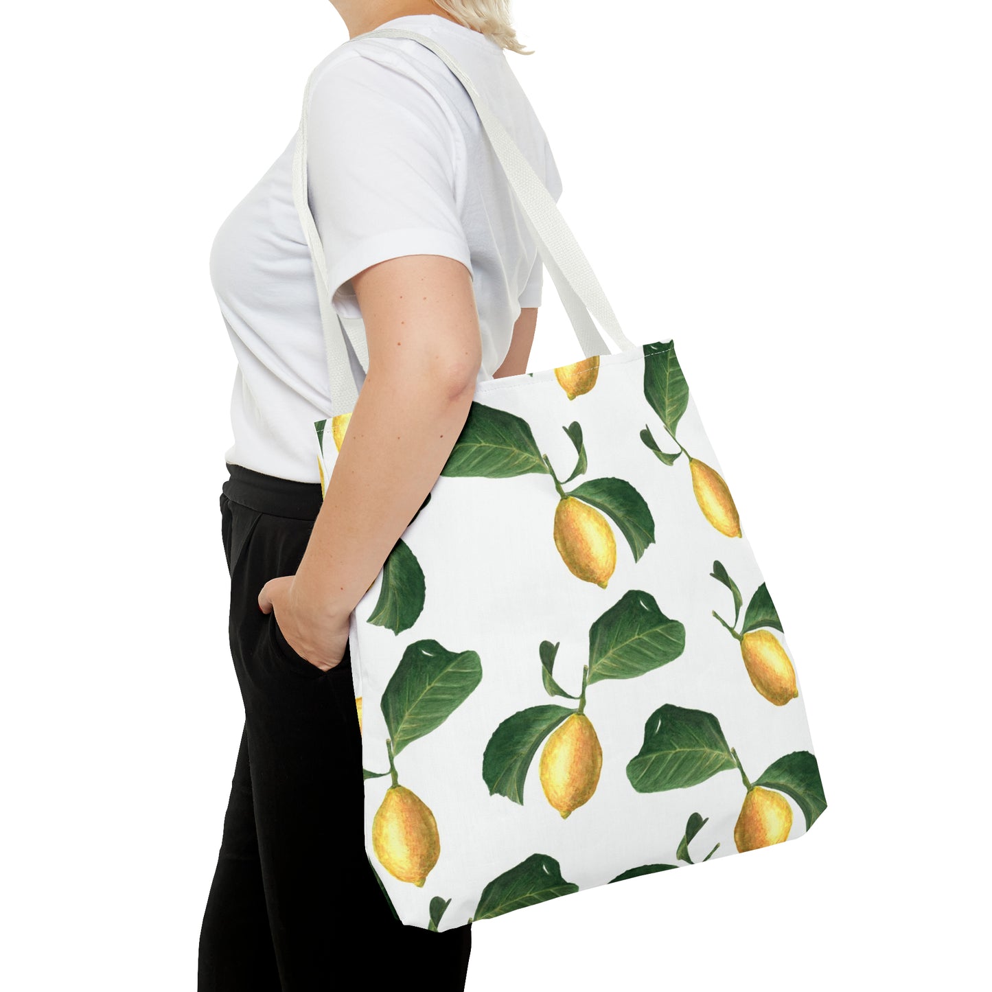 Tote Bag - Watercolor Lime paint by Ana Cecilia Mannaert