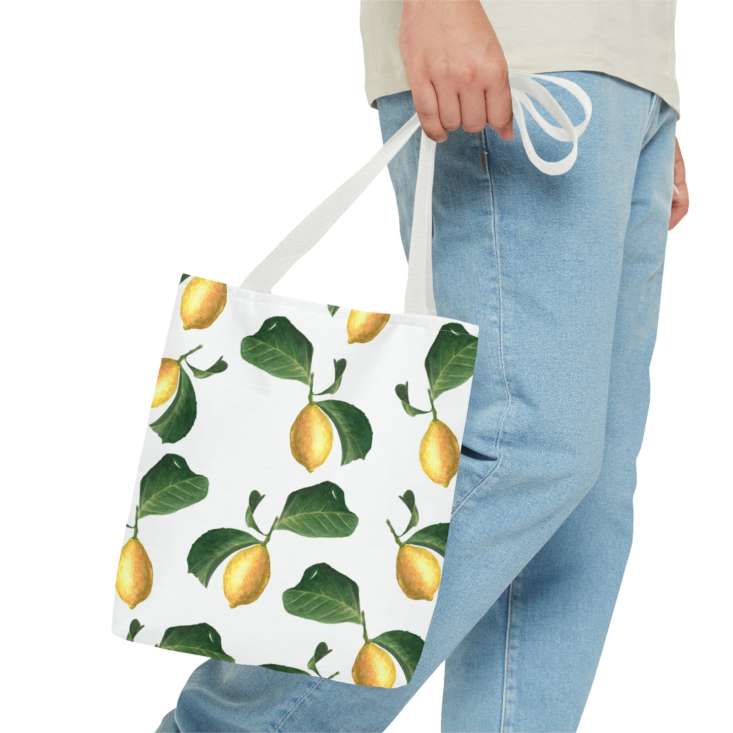 Tote Bag - Watercolor Lime paint by Ana Cecilia Mannaert
