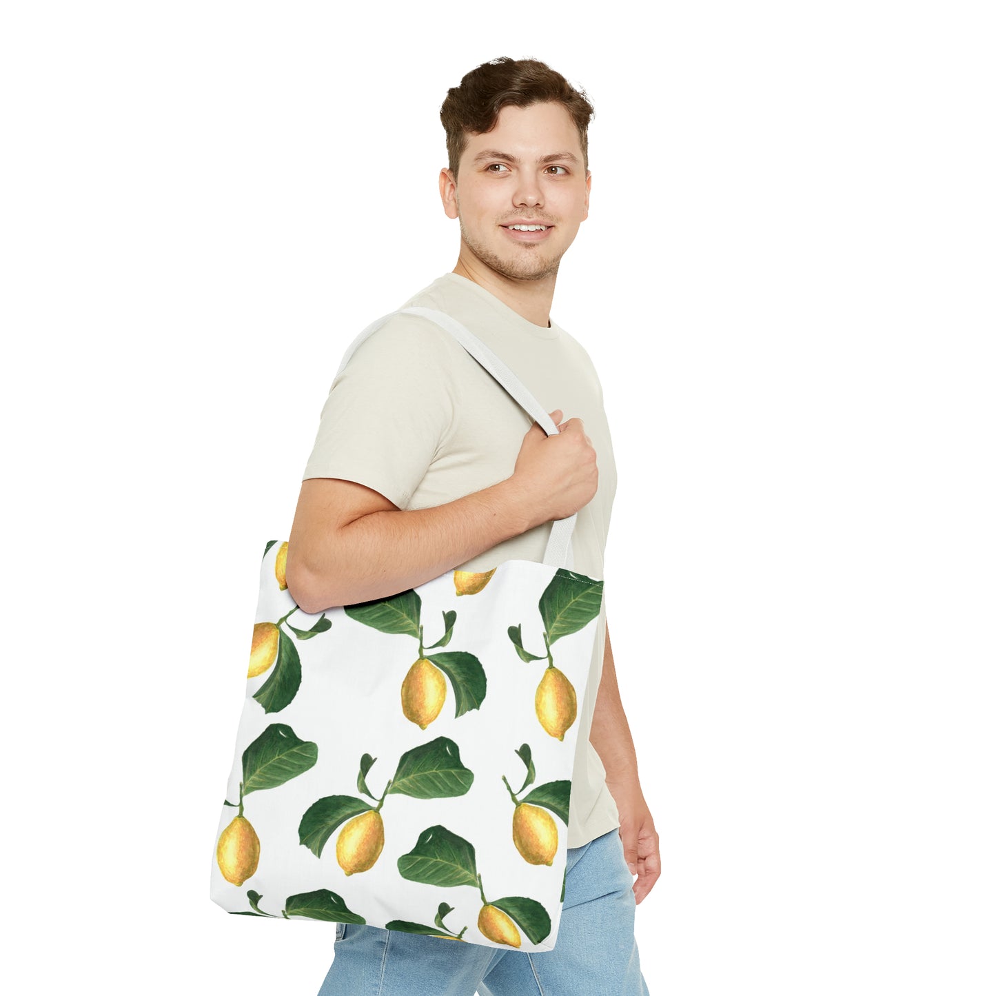 Tote Bag - Watercolor Lime paint by Ana Cecilia Mannaert