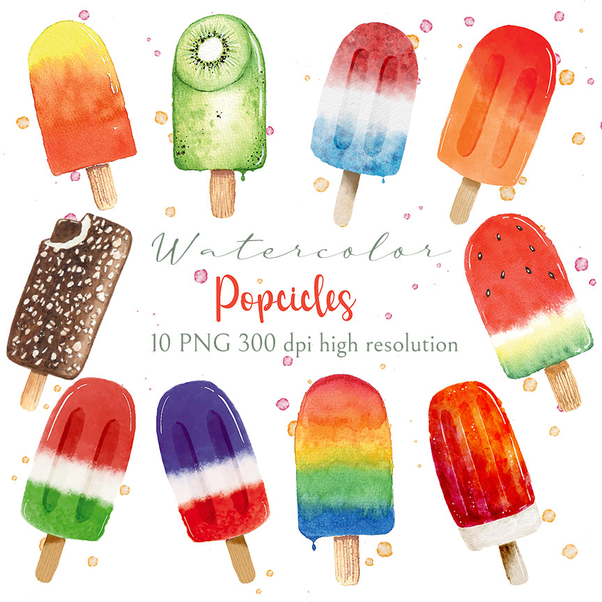 Popcicles Digital Download Printable Kit